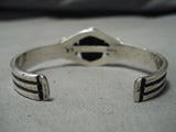 Important Vintage Native American Navajo Kirk Smith Turquoise Sterling Silver Bracelet-Nativo Arts