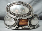 Sammy Keskoli Navajo Sterling Silver Concho Belt Native American-Nativo Arts