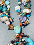 One Of The Most Unique Native American Zuni Turquoise Jacla Necklace- 249 Grams!-Nativo Arts