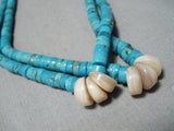 Opulent Vintage Native American Navajo Royston Turquoise Necklace & Jacla-Nativo Arts