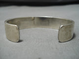 Quality Aaron John Vintage Native American Navajo Hummingbird Sterling Silver Bracelet-Nativo Arts