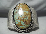 One Of Biggest Best Vintage Native American Navajo Royston Turquoise Sterling Silver Bracelet-Nativo Arts