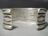 Heavy 102 Navajo Coral Sterling Silver Native American Bracelet Cuff-Nativo Arts