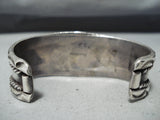 Important Henry Roanhorse Vintage Native American Navajo Turquoise Sterling Silver Bracelet-Nativo Arts