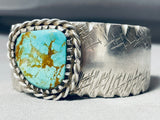 134 Gram Sturdy Vintage Native American Navajo Royston Turquoise Sterling Silver Bracelet-Nativo Arts