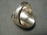 Important Vintage Navajo Highway 66 Sterling Silver Native American Ring-Nativo Arts