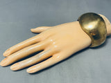 Native American Very Rare Vintage Orville Tsinnie Brass Bracelet Cuff-Nativo Arts