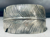 Most Intricate Hand Carved Vintage Native American Navajo Sterling Silver Bracelet-Nativo Arts
