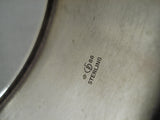 Important Vintage Native American Navajo Sotryteller Sterling Silver Bracelet Old-Nativo Arts