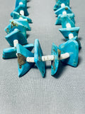 Native American Outstanding Vintage Santo Domingo Turquoise Necklace-Nativo Arts