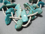 Magnificent Vintage Navajo Royston Turquoise Necklace Native American Old-Nativo Arts