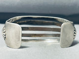 Rare Vintage Native American Navajo Sterling Silver Bracelet-Nativo Arts