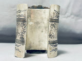 300 Gram Extremely Rare Vintage Native American Navajo Turquoise Sterling Silver Bracelet-Nativo Arts
