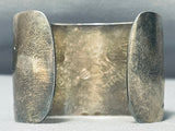 Important Vintage Native American Hopi Sterling Silver Wide Bracelet-Nativo Arts