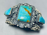 Irregular Shaped Turquoise Native American Navajo Sterling Silver Shell Bracelet-Nativo Arts