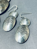 Sensational Vintage Native American Navajo Sterling Silver Necklace & Earring Set-Nativo Arts
