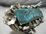 One Of The Biggest Craziest Native American Turquoise Sterling Silver Ring-Nativo Arts