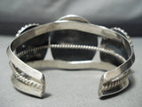 High Grade Museum Vintage Native American Navajo Damale Turquoise Sterling Silver Bracelet-Nativo Arts