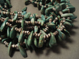 309 Gram Natural Green Turquoise Navajo Native American Jewelry jewelry Necklace-Nativo Arts