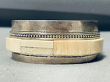 Very Unique Vintage Native American Navajo Possible Piano Key Sterling Silver Bracelet-Nativo Arts