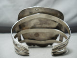 One Of Biggest Best Vintage Native American Navajo Royston Turquoise Sterling Silver Bracelet-Nativo Arts