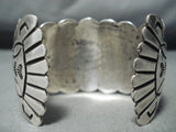 Marc James Navajo Native American Sterling Silver Huge Bracelet-Nativo Arts