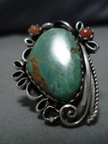 Marvelous Vintage Navajo Native American Sterling Silver Royston Turquoise Ring-Nativo Arts