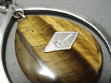 Native American Important Francisco Gomez Vintage Sterling Silver Turquoise Necklace-Nativo Arts