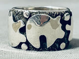 Important Alex Sanchez Native American Navajo Sterling Silver Ring-Nativo Arts