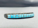 Marvelous Vintage Native American Navajo Turquoise Sterling Silver Bracelet-Nativo Arts