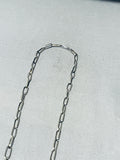Native American Important Vintage Santo Domingo Turquoise Inlay Sterling Silver Necklace-Nativo Arts