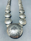 Authentic Vintage Native American Navajo Sterling Silver Necklace-Nativo Arts