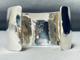 One Of The Most Detailed Native American Navajo Sterling Silver Bracelet Cuff-Nativo Arts
