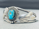 Superior Vintage Native American Navajo Pilot Mountain Sterling Silver Bracelet-Nativo Arts