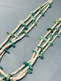 Native American Opulent Vintage Santo Domingo Royston Turquoise Sterling Silver Necklace-Nativo Arts