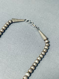 Fabulous Vintage Native American Navajo Sleeping Beauty Turquoise Sterling Silver Necklace-Nativo Arts