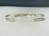 Elegant Vintage Native American Navajo Sleeping Beauty Turquoise Sterling Silver Bracelet-Nativo Arts
