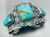 Irregular Shaped Turquoise Native American Navajo Sterling Silver Shell Bracelet-Nativo Arts