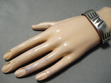 Native American Important Vintage Hope Sterling Silver Overlay Bracelet-Nativo Arts