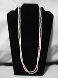 Marvelous Vintage Santo Domingo Native American Sterling Silver Necklace-Nativo Arts