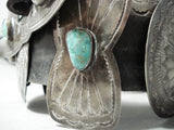 One Of Biggest Best Vintage Native American Navajo Royston Turquoise Sterling Silver Concho Belt-Nativo Arts