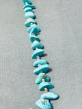 Amazing Vintage Native American Navajo Turquoise Sterling Silver Necklace-Nativo Arts