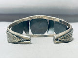 Sensational Vintage Native American Navajo Kingman Turquoise Sterling Silver Bracelet-Nativo Arts