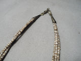 Expressive Vintage Native American Zuni Pipestone Sterling Silver Necklace Old-Nativo Arts