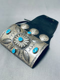 Important Vintage Museum Native American Navajo Turquoise Sterling Silver Ketoh Bracelet-Nativo Arts