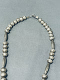 Exceptional Vintage Native American Navajo Royston Turquoise Sterling Silver Necklace-Nativo Arts