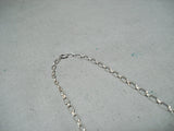 Rare Navajo Native American Amber Sterling Silver Necklace-Nativo Arts
