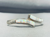 Dynamic Native American Zuni Synthetic Opal Sterling Silver Bracelet-Nativo Arts