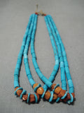 Fine Earlier Vintage Navajo Turquoise Native American Jacla Pendant Old-Nativo Arts
