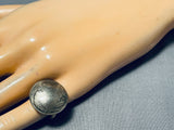 1937 Coin Vintage Native American Navajo Sterling Silver Ring Old-Nativo Arts